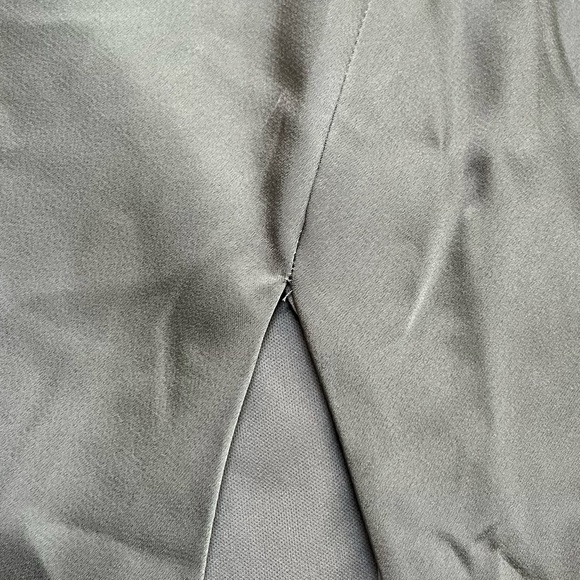 Lulu's Slate Blue One-Shoulder Maxi Dress - Picture 10 of 12